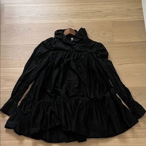 Elegant Black Long Sleeve Dress